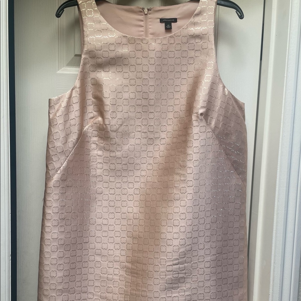 Ann Taylor pink shift dress